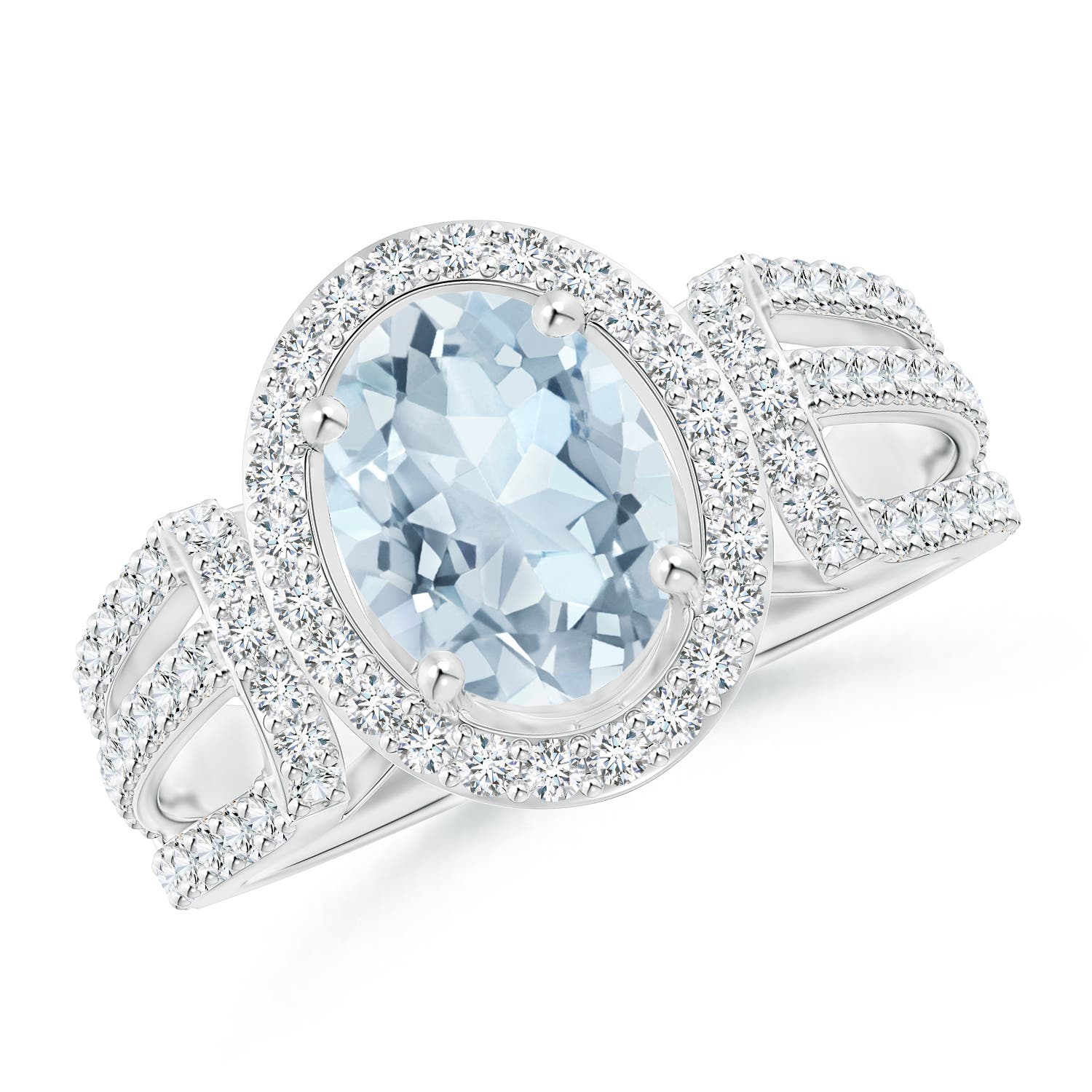 A - Aquamarine / 2.22 CT / 14 KT White Gold