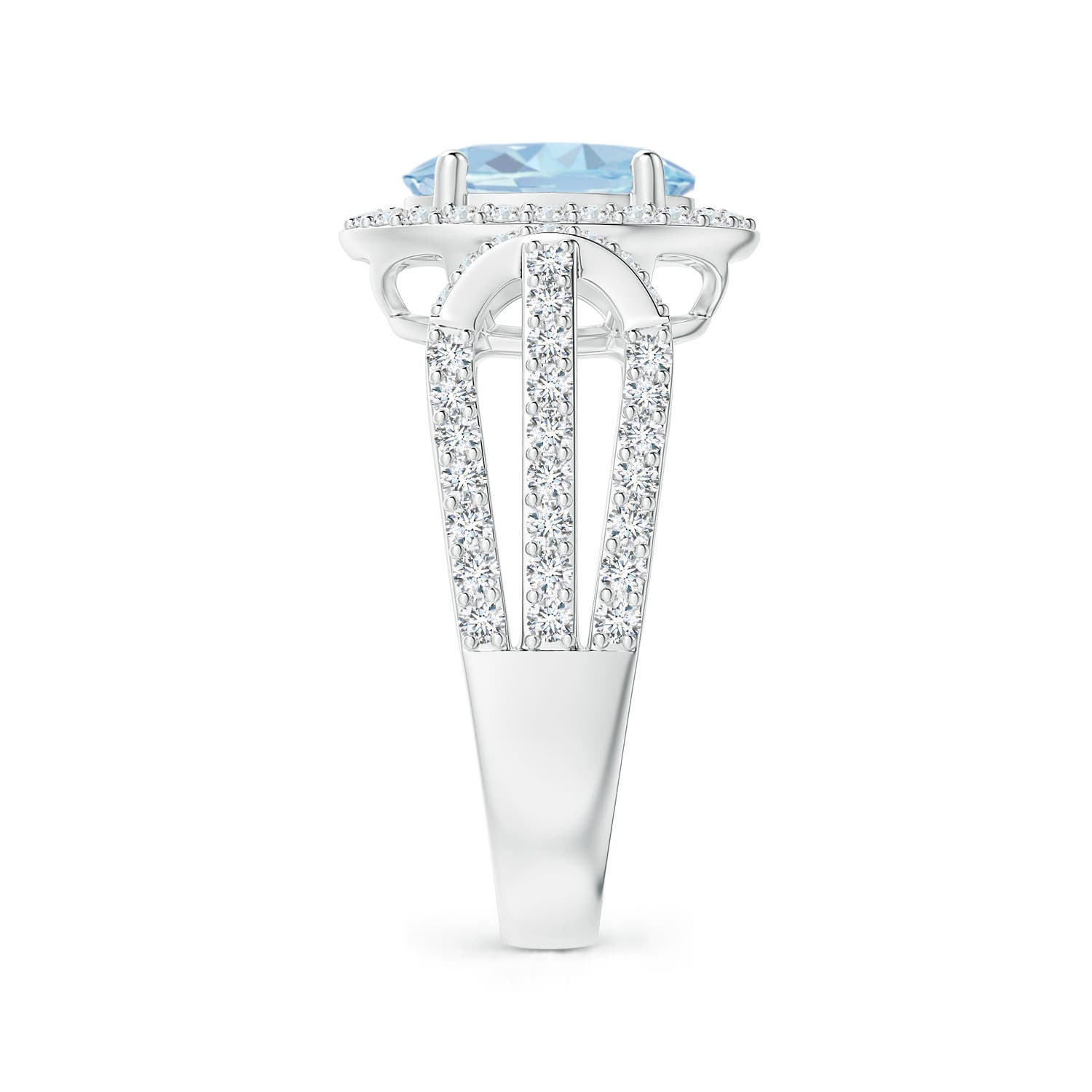 A - Aquamarine / 2.22 CT / 14 KT White Gold