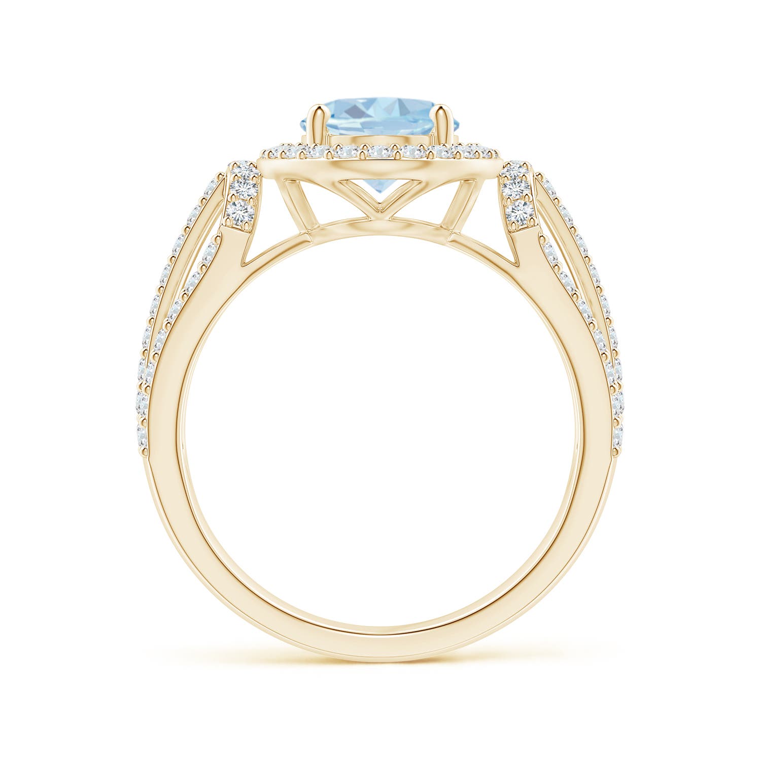 A - Aquamarine / 2.22 CT / 14 KT Yellow Gold