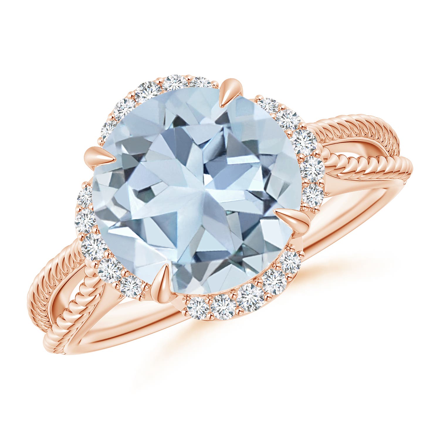 A - Aquamarine / 3.35 CT / 14 KT Rose Gold