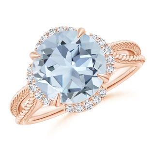Round A Aquamarine