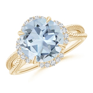 Round A Aquamarine