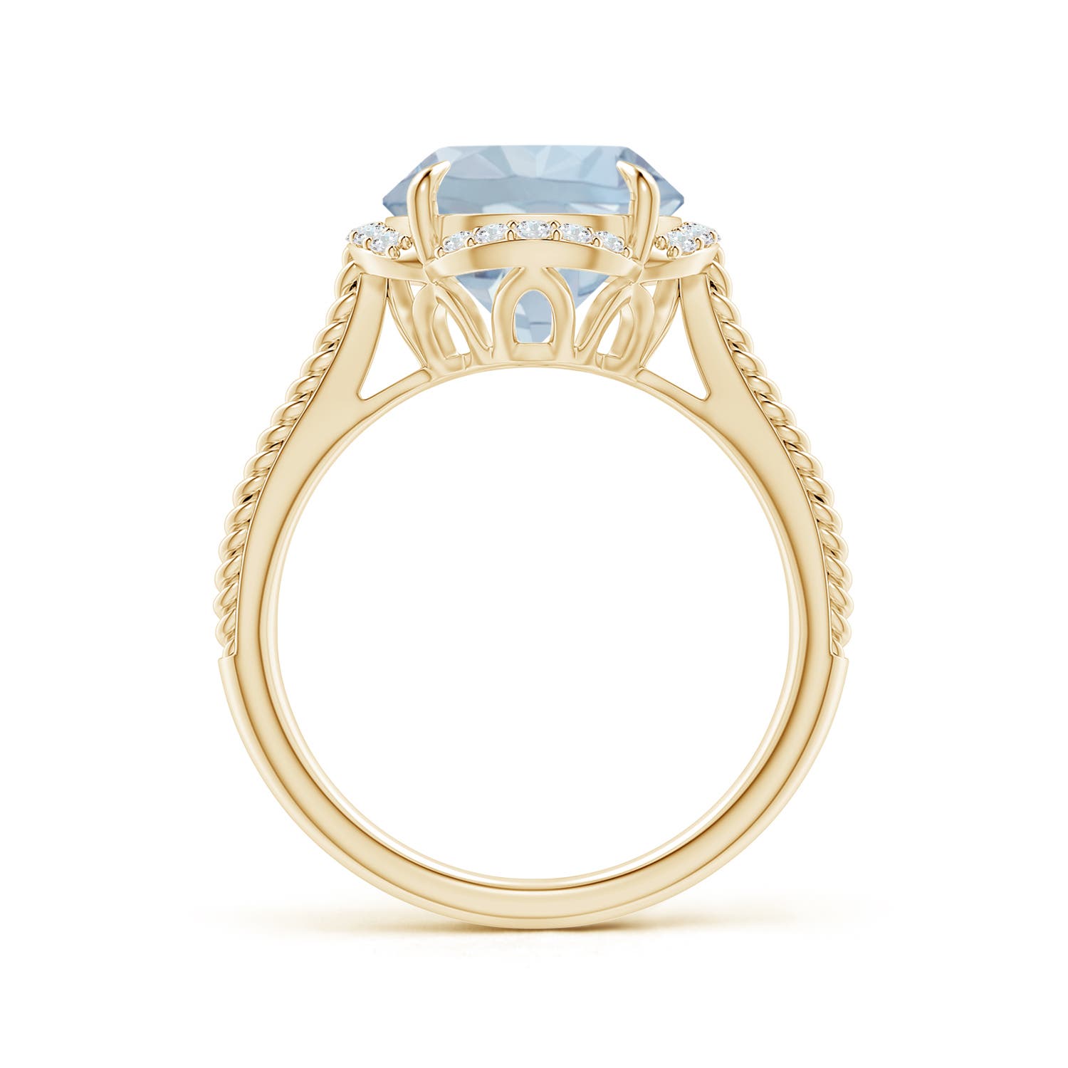 A - Aquamarine / 3.35 CT / 14 KT Yellow Gold