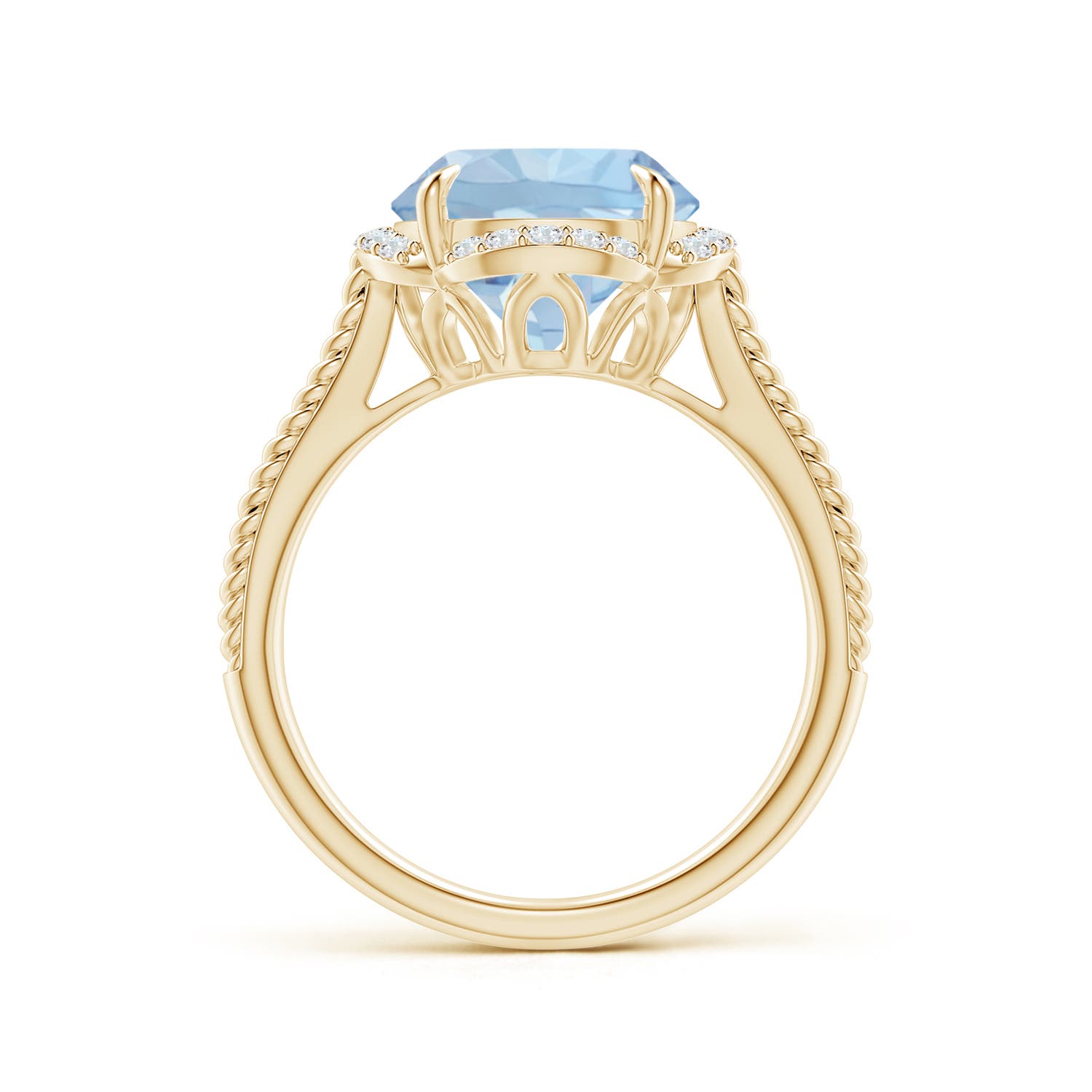 AA - Aquamarine / 3.35 CT / 14 KT Yellow Gold