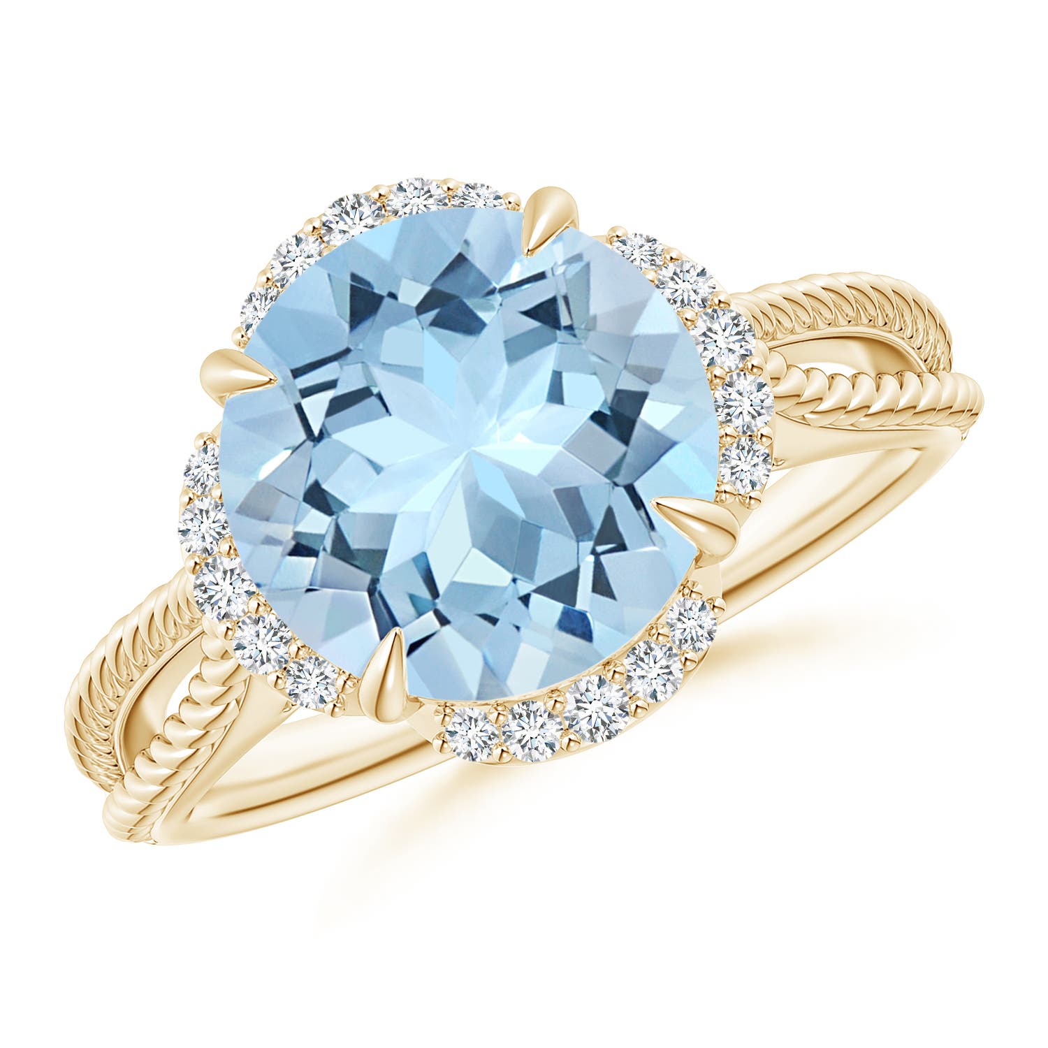 AAA - Aquamarine / 3.35 CT / 14 KT Yellow Gold