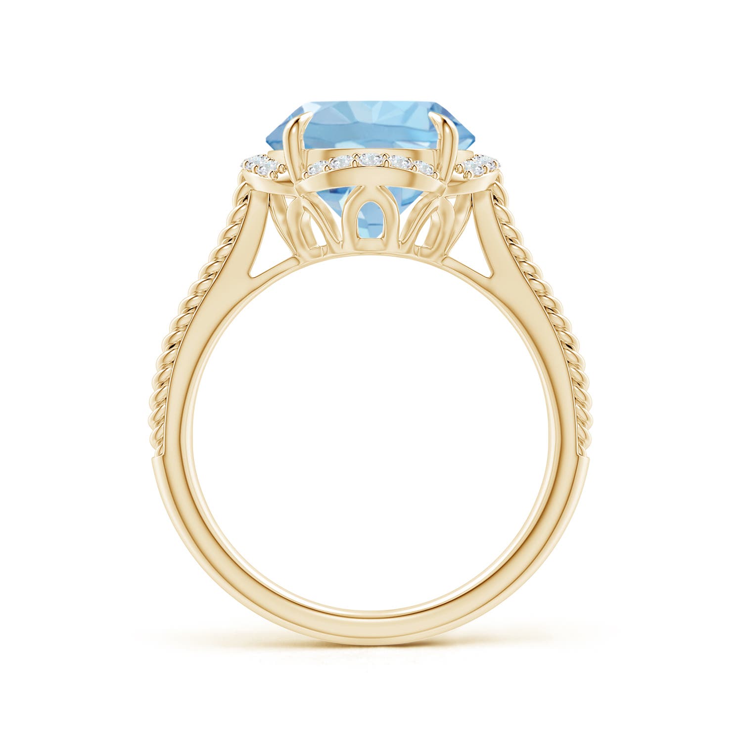 AAA - Aquamarine / 3.35 CT / 14 KT Yellow Gold