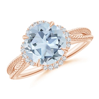 Round A Aquamarine