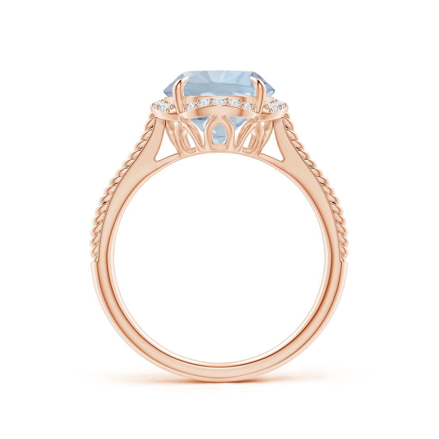 A - Aquamarine / 2.42 CT / 14 KT Rose Gold