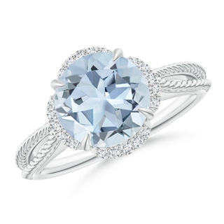 Round A Aquamarine
