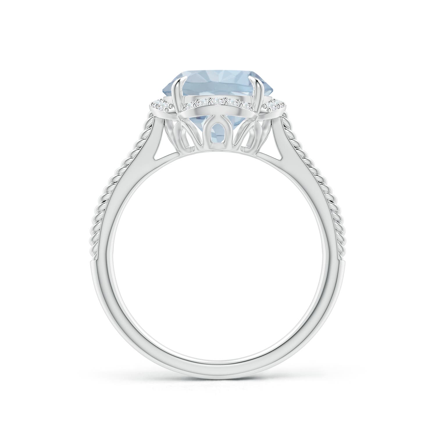 A - Aquamarine / 2.42 CT / 14 KT White Gold