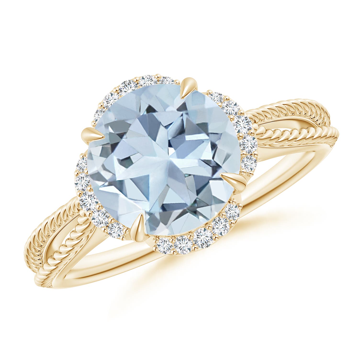 A - Aquamarine / 2.42 CT / 14 KT Yellow Gold