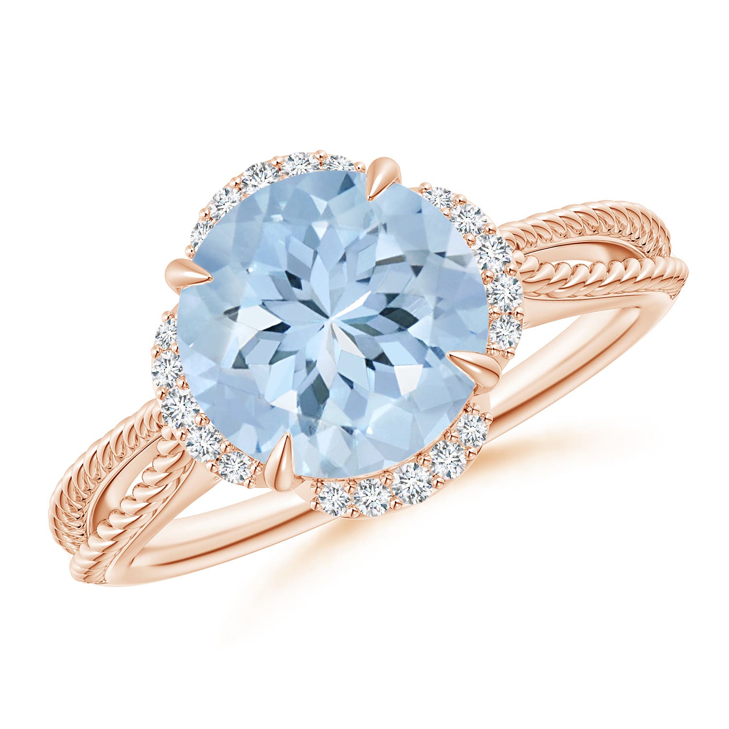 AA - Aquamarine / 2.42 CT / 14 KT Rose Gold