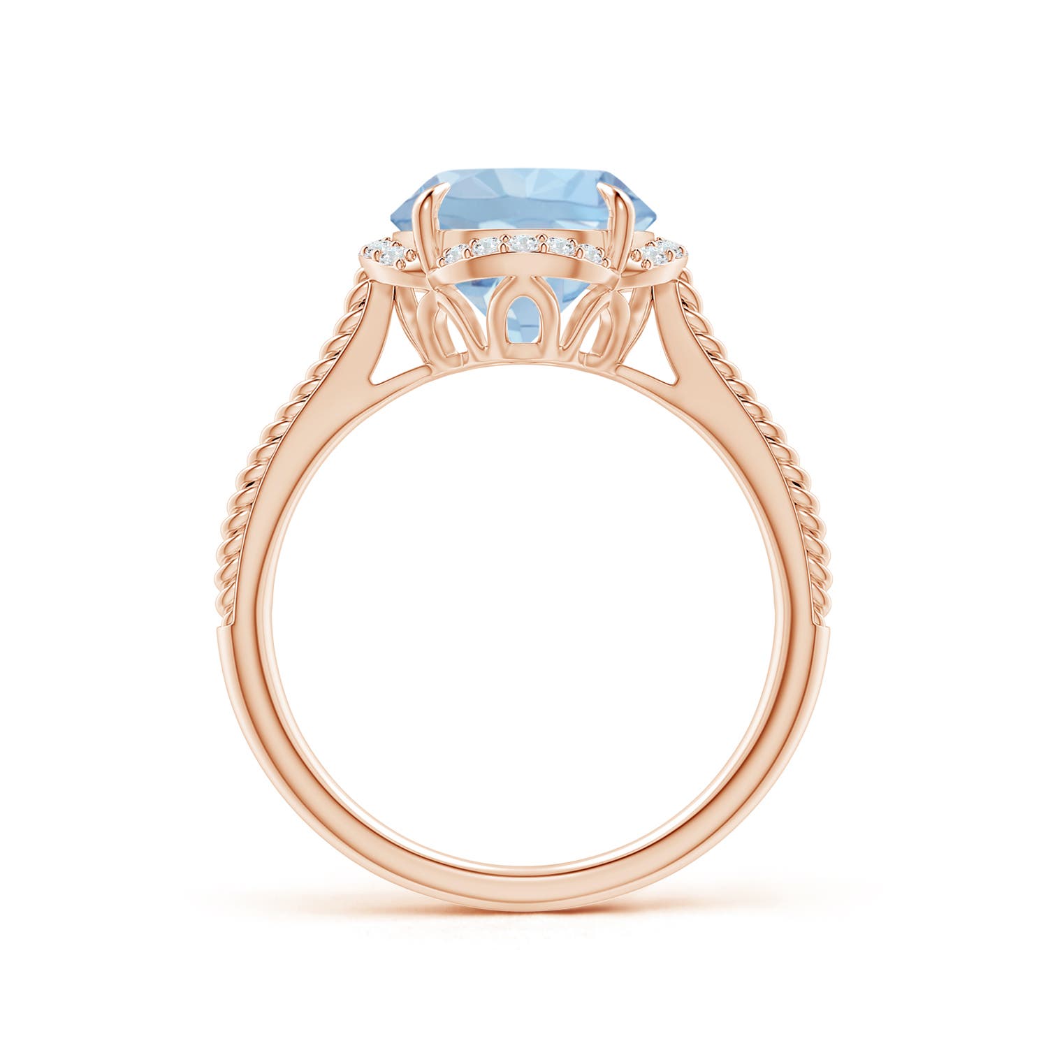 AA - Aquamarine / 2.42 CT / 14 KT Rose Gold