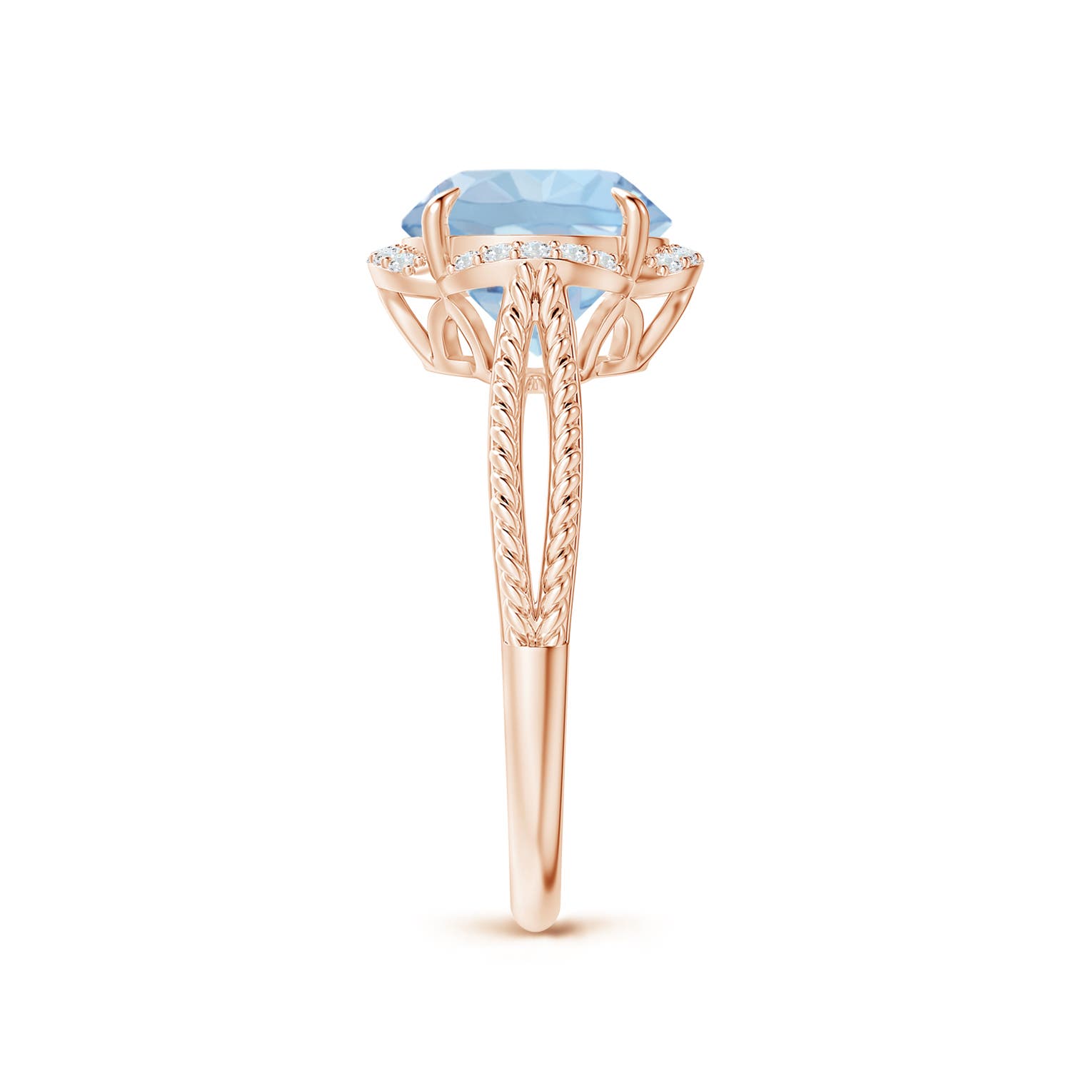 AA - Aquamarine / 2.42 CT / 14 KT Rose Gold