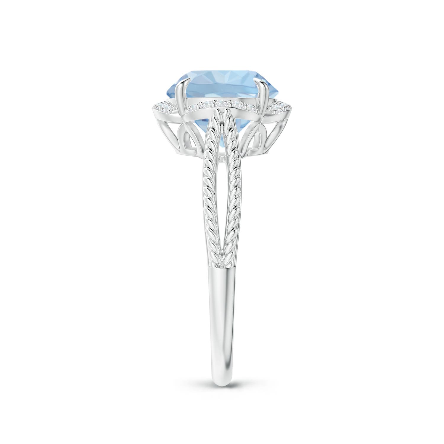 AA - Aquamarine / 2.42 CT / 14 KT White Gold