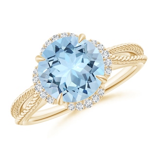 Round AAA Aquamarine