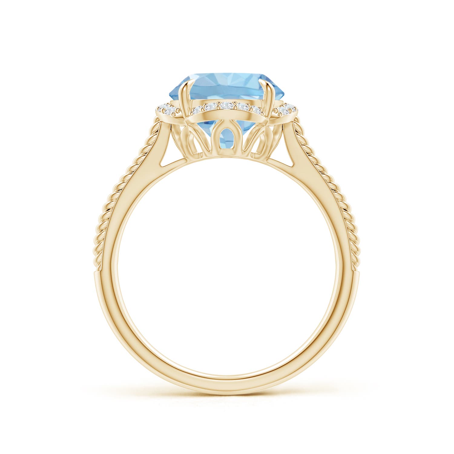 AAA - Aquamarine / 2.42 CT / 14 KT Yellow Gold