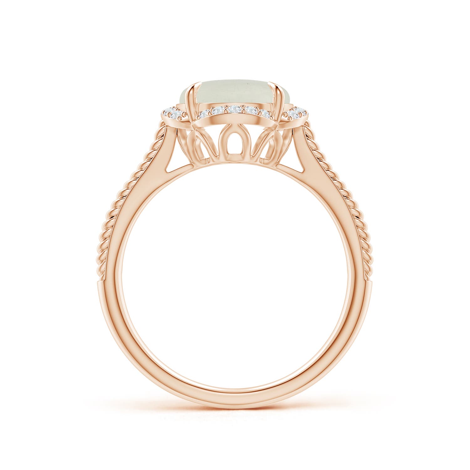 AA - Moonstone / 2.82 CT / 14 KT Rose Gold