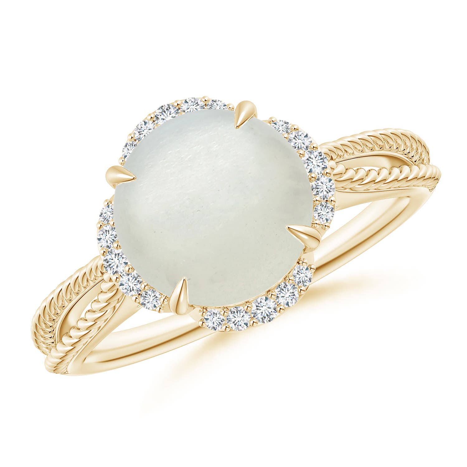 AA - Moonstone / 2.82 CT / 14 KT Yellow Gold