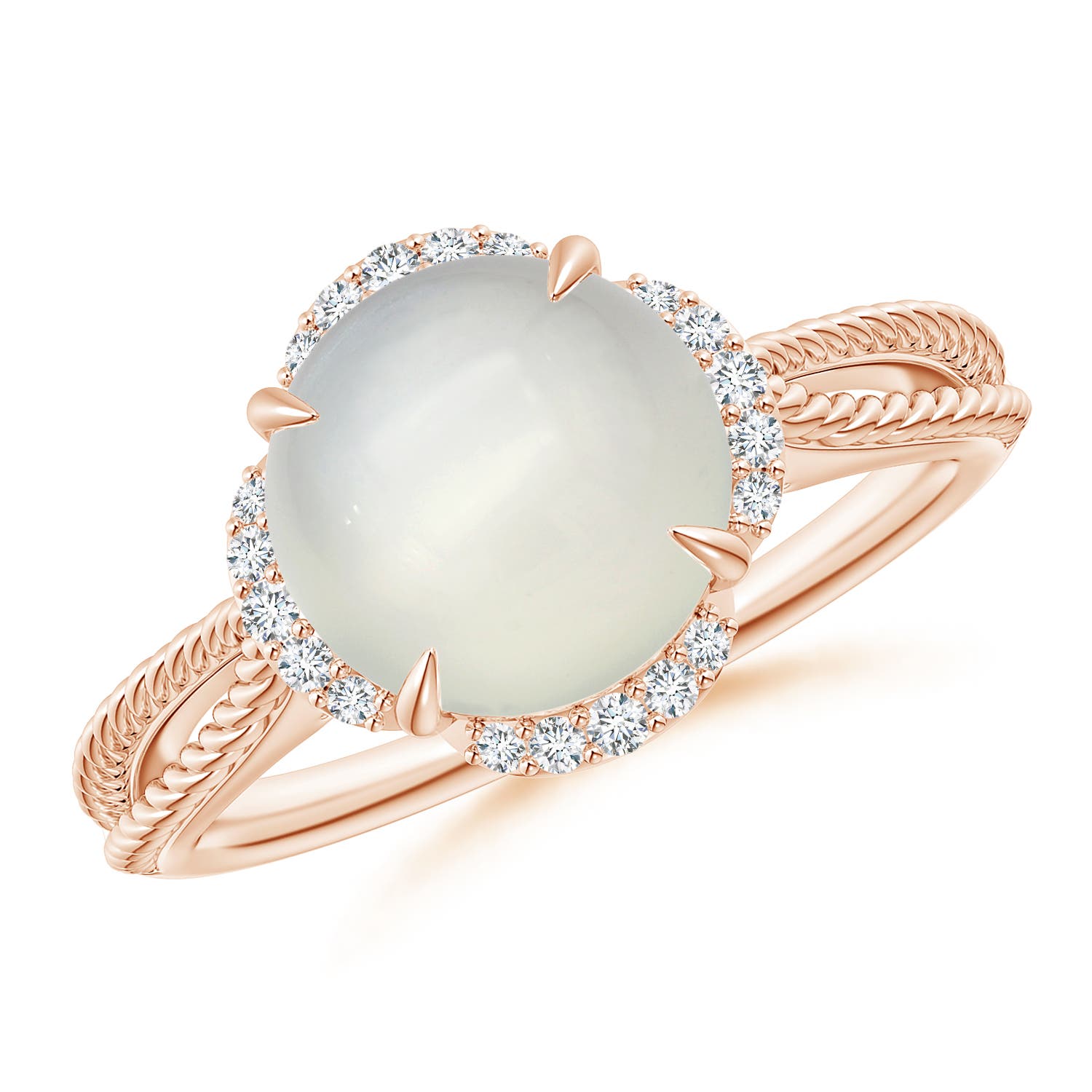 AAA - Moonstone / 2.82 CT / 14 KT Rose Gold