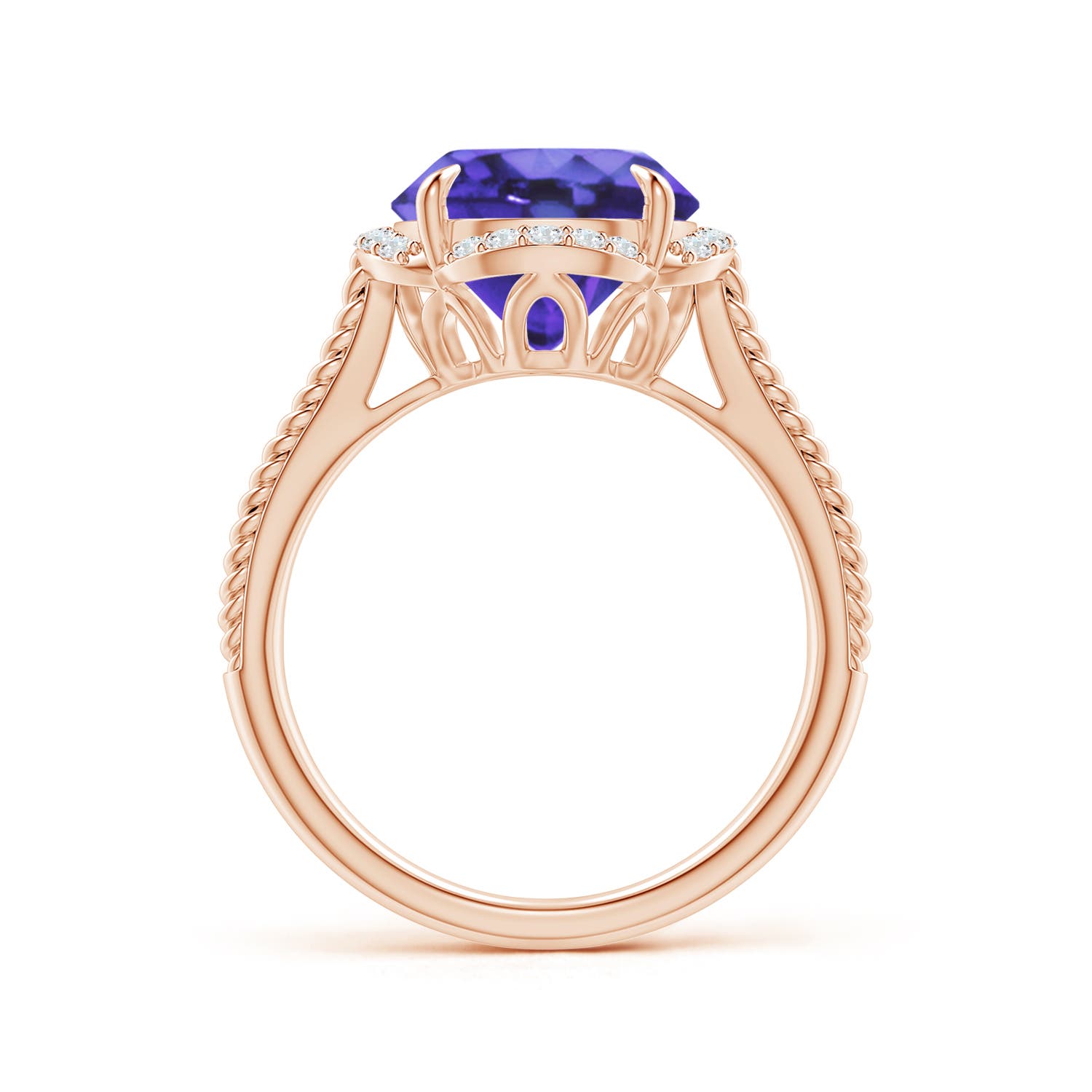 AA - Tanzanite / 3.65 CT / 14 KT Rose Gold