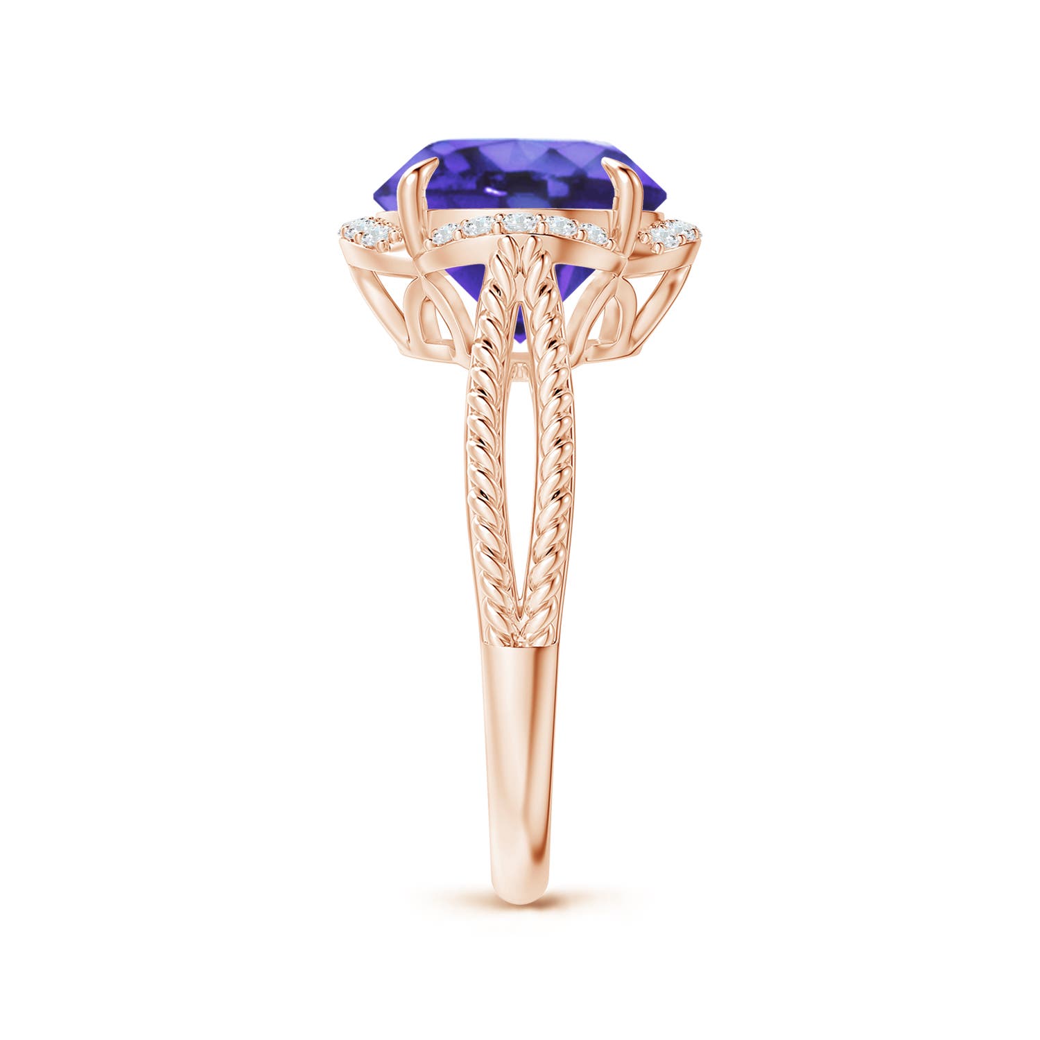 AA - Tanzanite / 3.65 CT / 14 KT Rose Gold