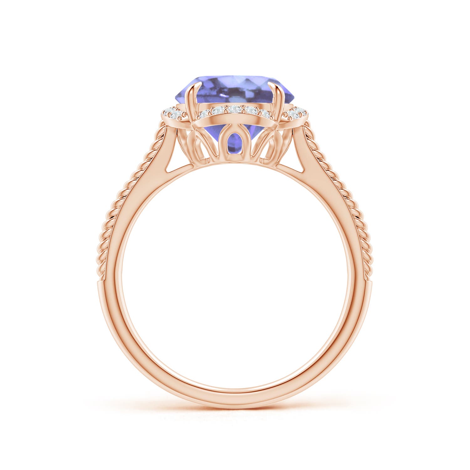 A - Tanzanite / 2.52 CT / 14 KT Rose Gold