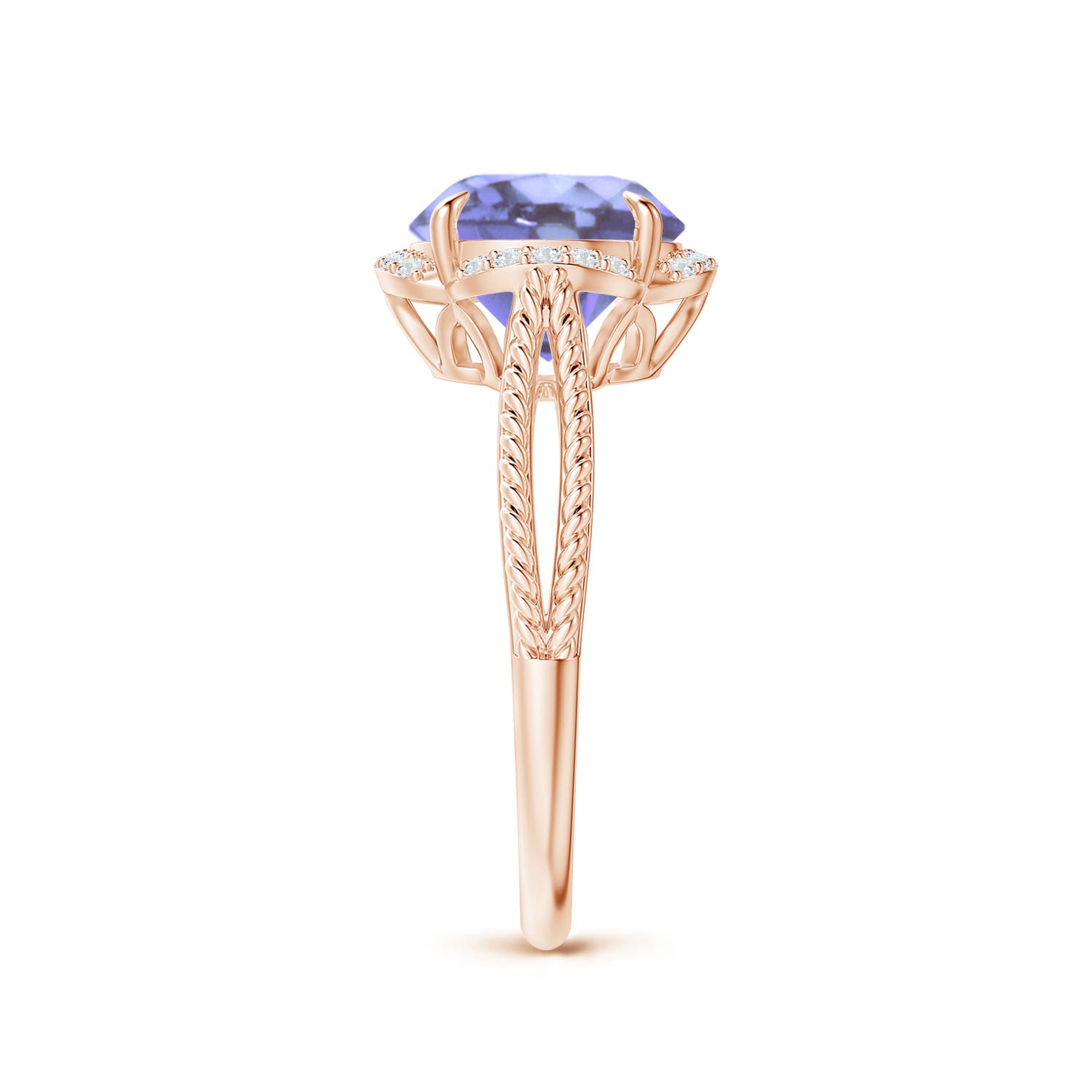 A - Tanzanite / 2.52 CT / 14 KT Rose Gold