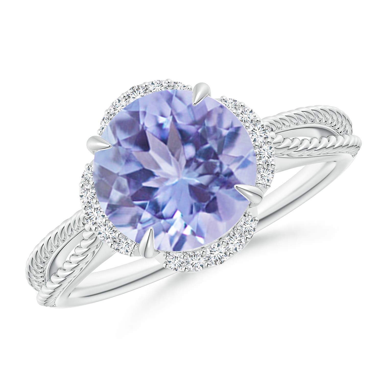 A - Tanzanite / 2.52 CT / 14 KT White Gold