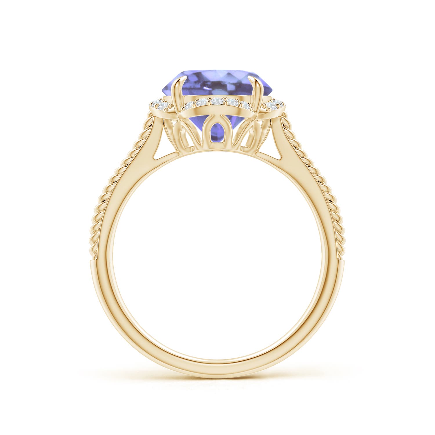 A - Tanzanite / 2.52 CT / 14 KT Yellow Gold