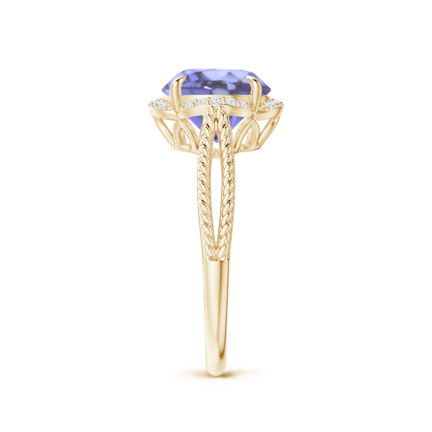 A - Tanzanite / 2.52 CT / 14 KT Yellow Gold