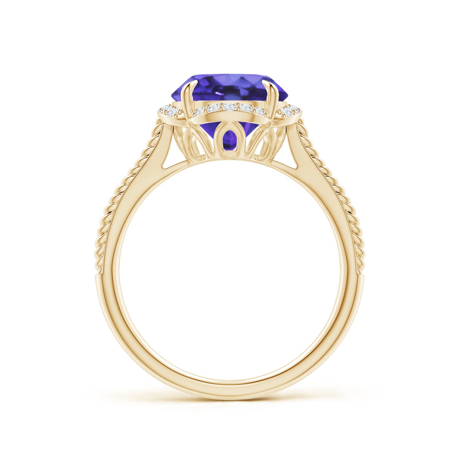 AA - Tanzanite / 2.52 CT / 14 KT Yellow Gold