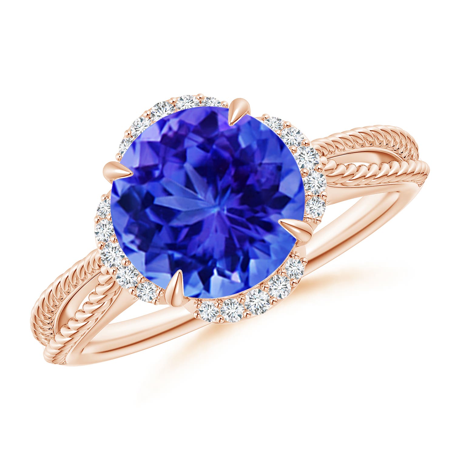 AAA - Tanzanite / 2.52 CT / 14 KT Rose Gold