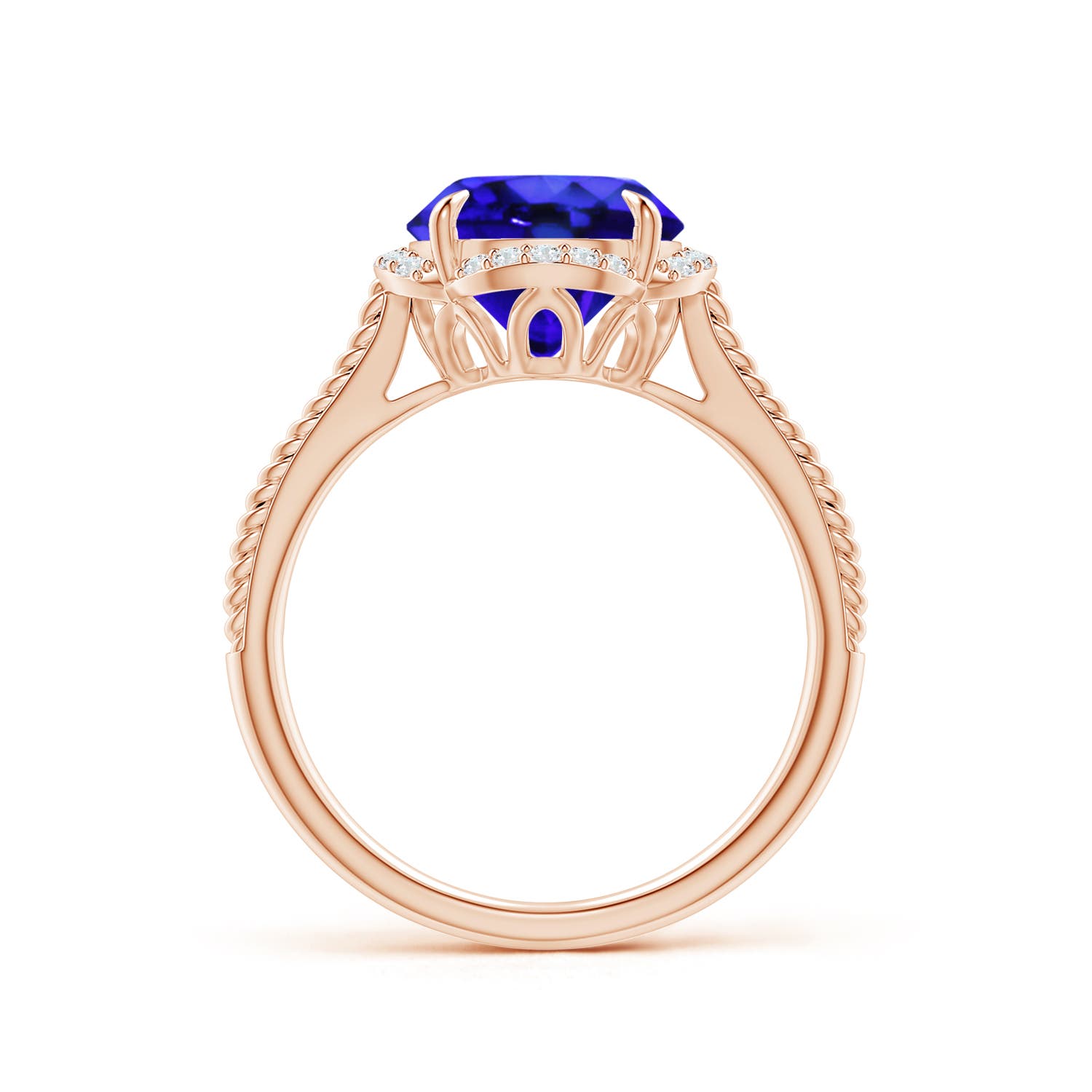 AAA - Tanzanite / 2.52 CT / 14 KT Rose Gold