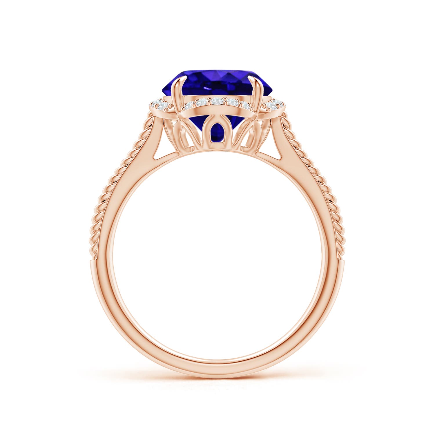 AAAA - Tanzanite / 2.52 CT / 14 KT Rose Gold