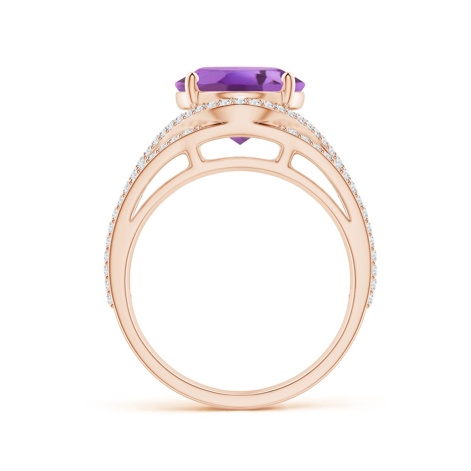 A - Amethyst / 4.94 CT / 14 KT Rose Gold