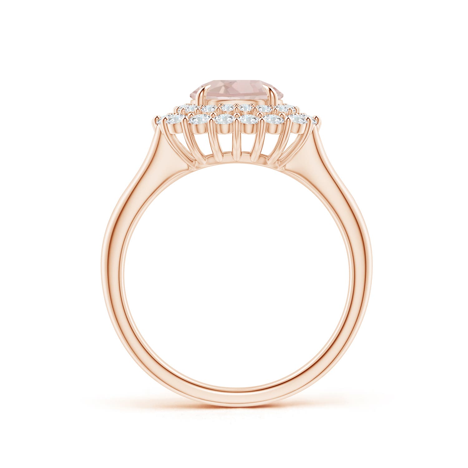 A - Morganite / 1.71 CT / 14 KT Rose Gold