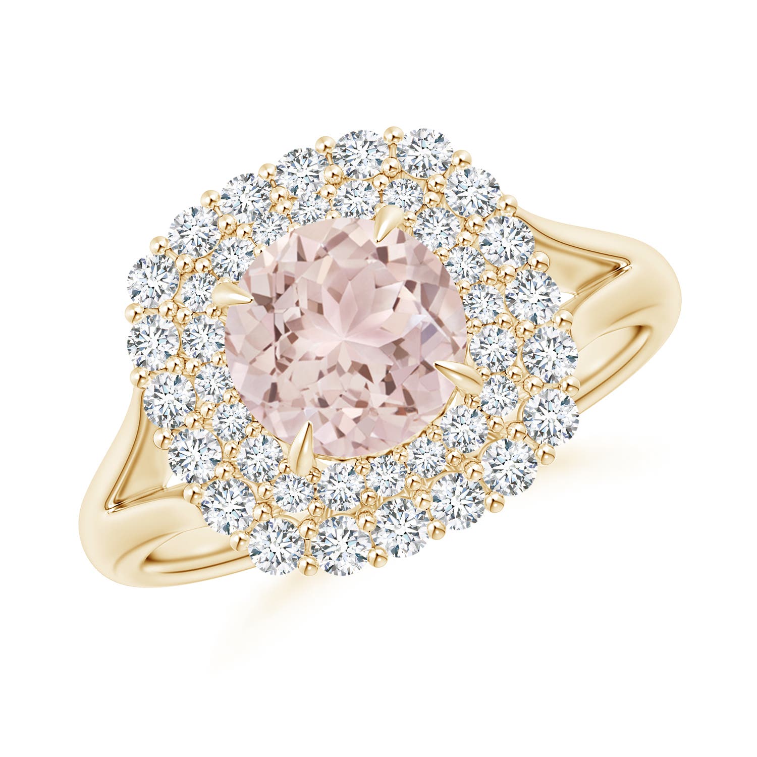 A - Morganite / 1.71 CT / 14 KT Yellow Gold