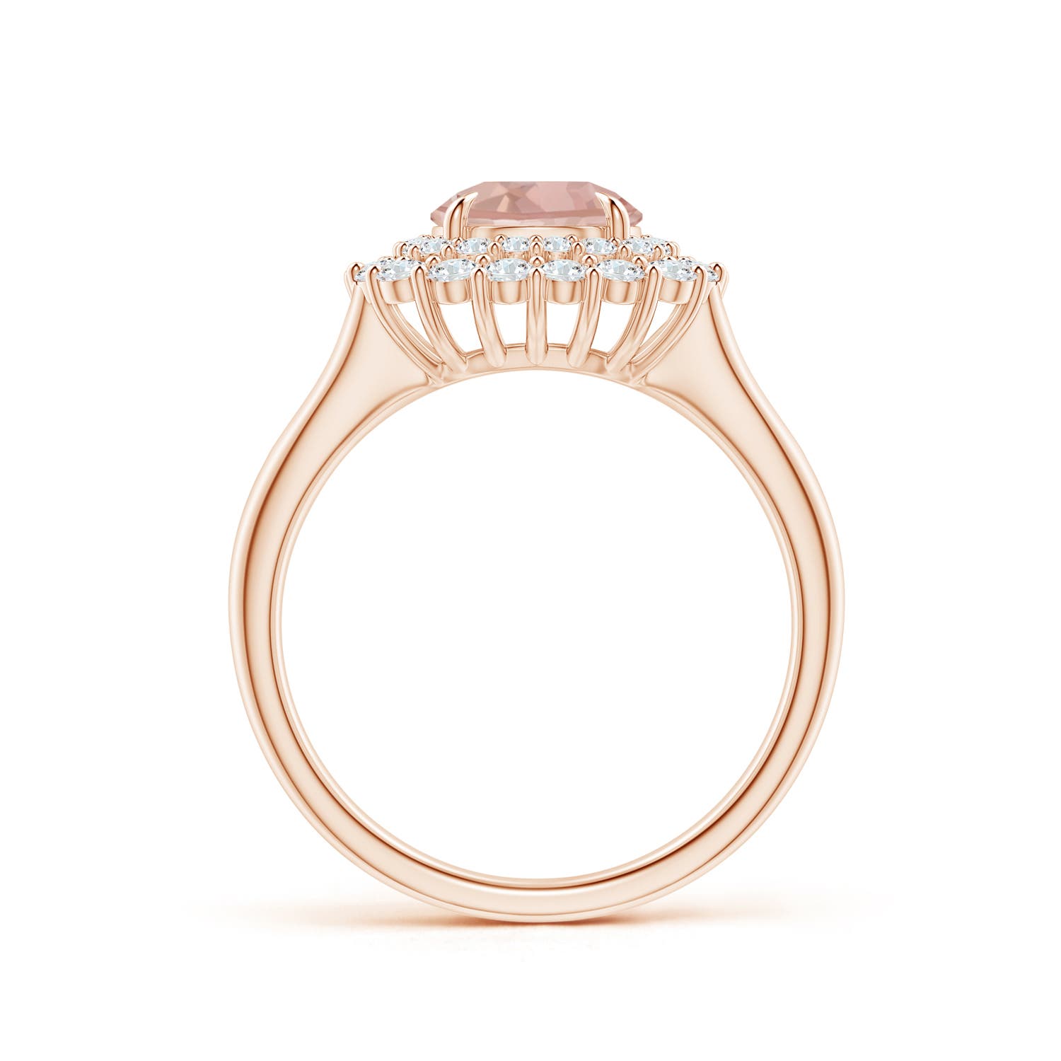 AAAA - Morganite / 1.71 CT / 14 KT Rose Gold