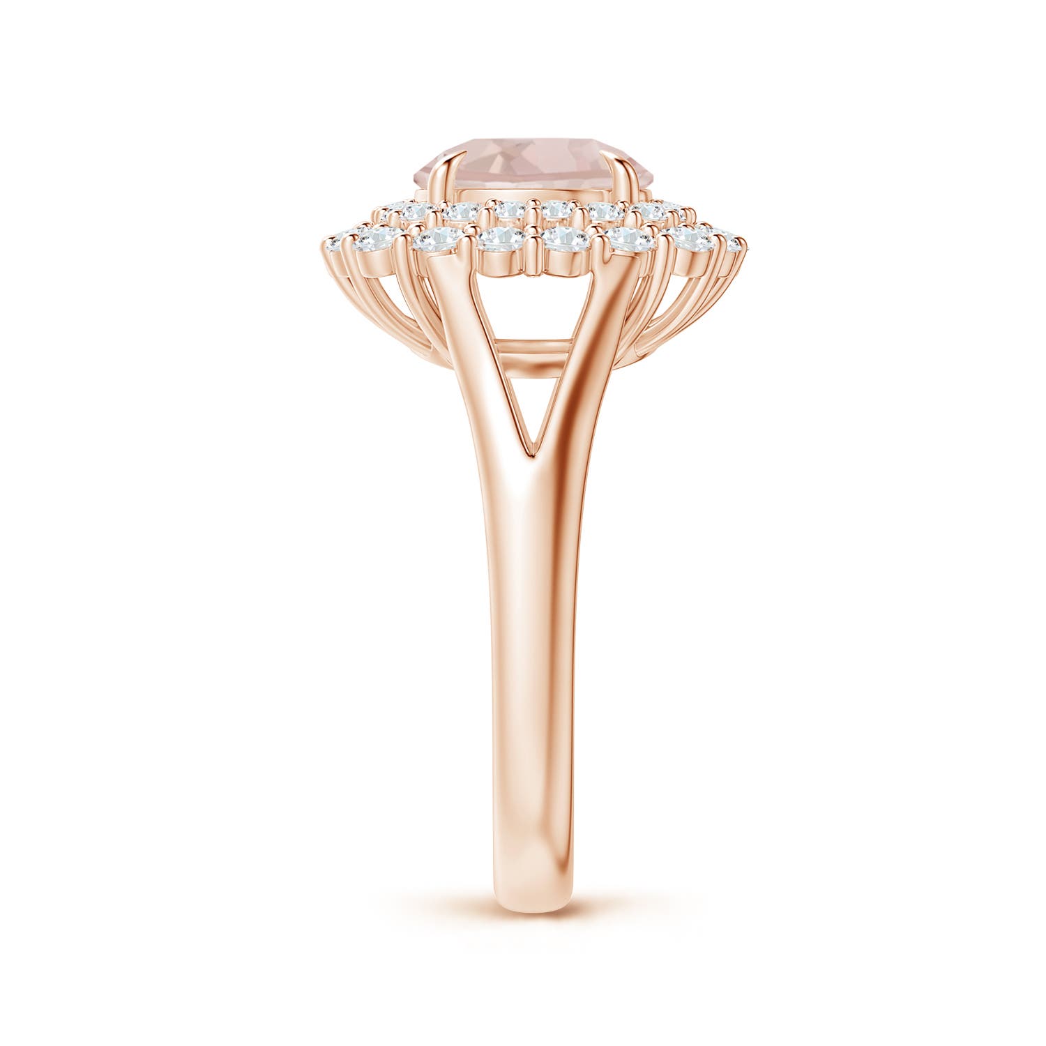 A - Morganite / 2.52 CT / 14 KT Rose Gold