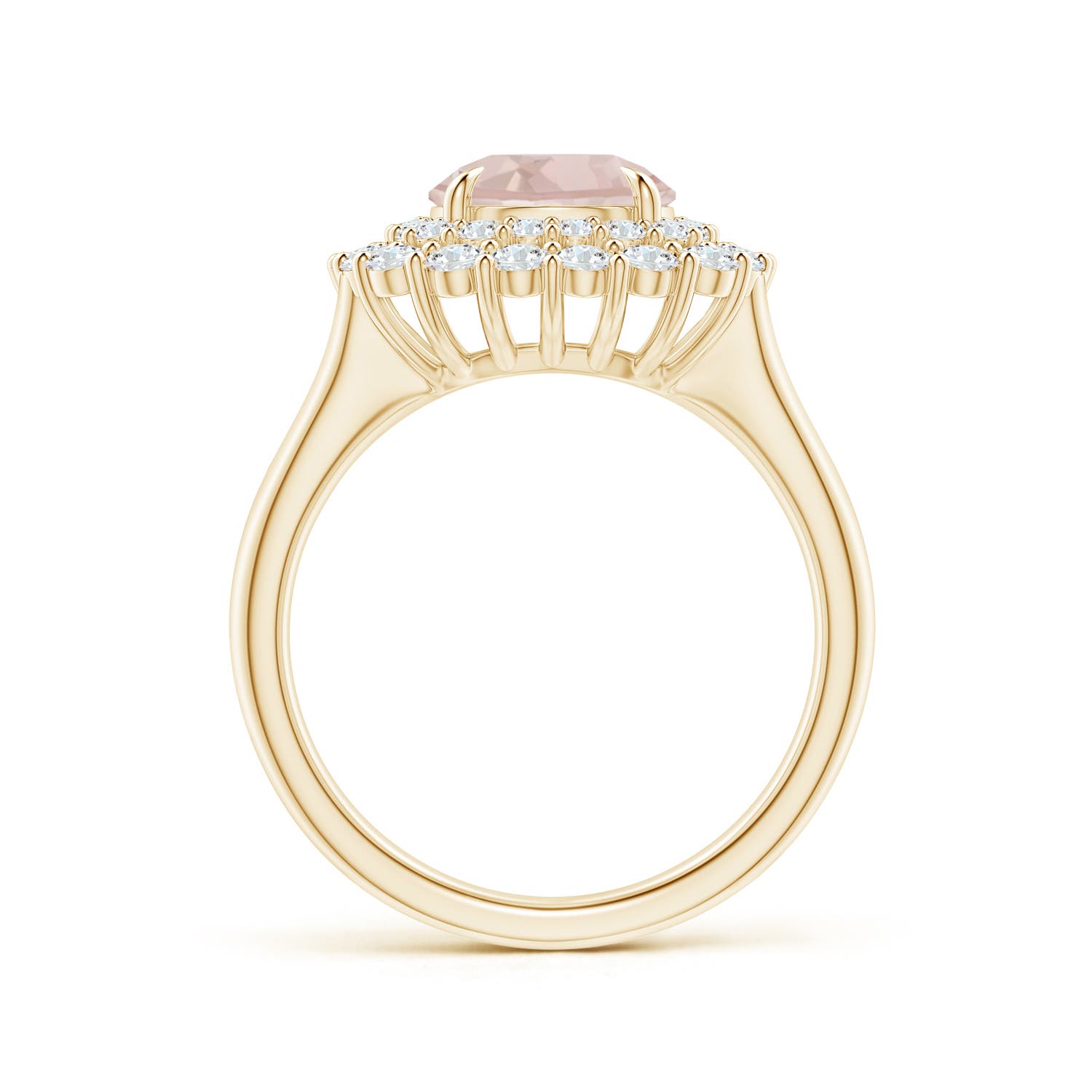 A - Morganite / 2.52 CT / 14 KT Yellow Gold