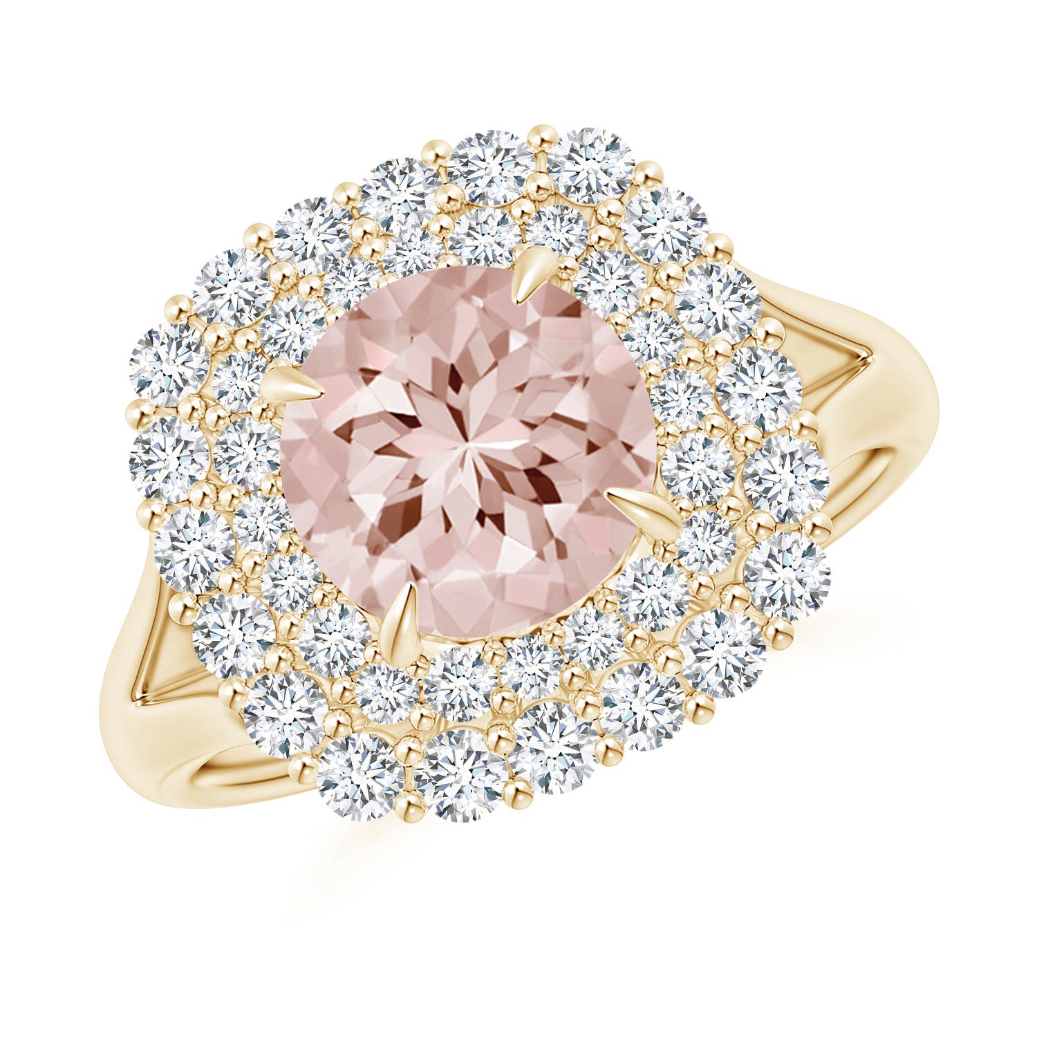 AA - Morganite / 2.52 CT / 14 KT Yellow Gold