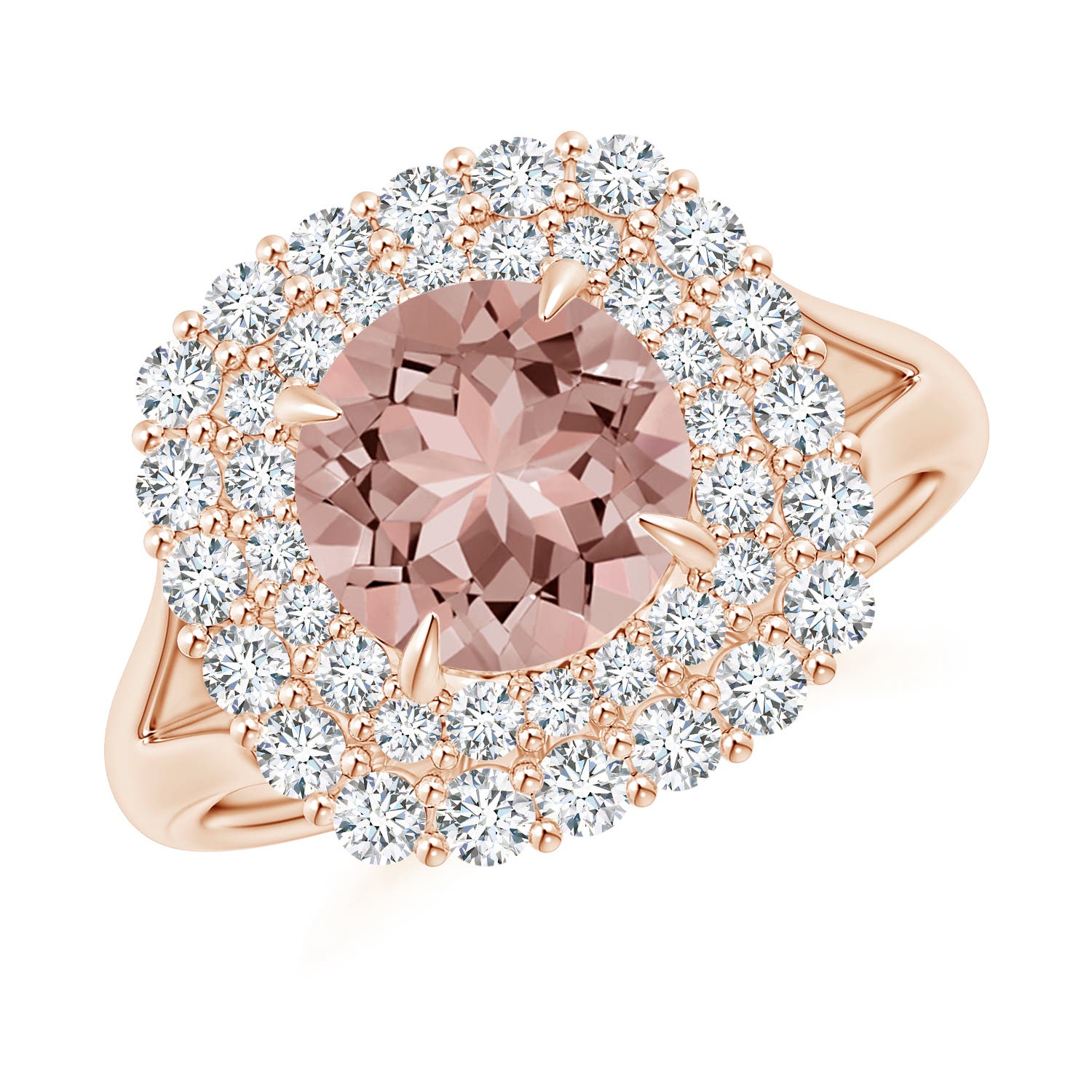 AAAA - Morganite / 2.52 CT / 14 KT Rose Gold