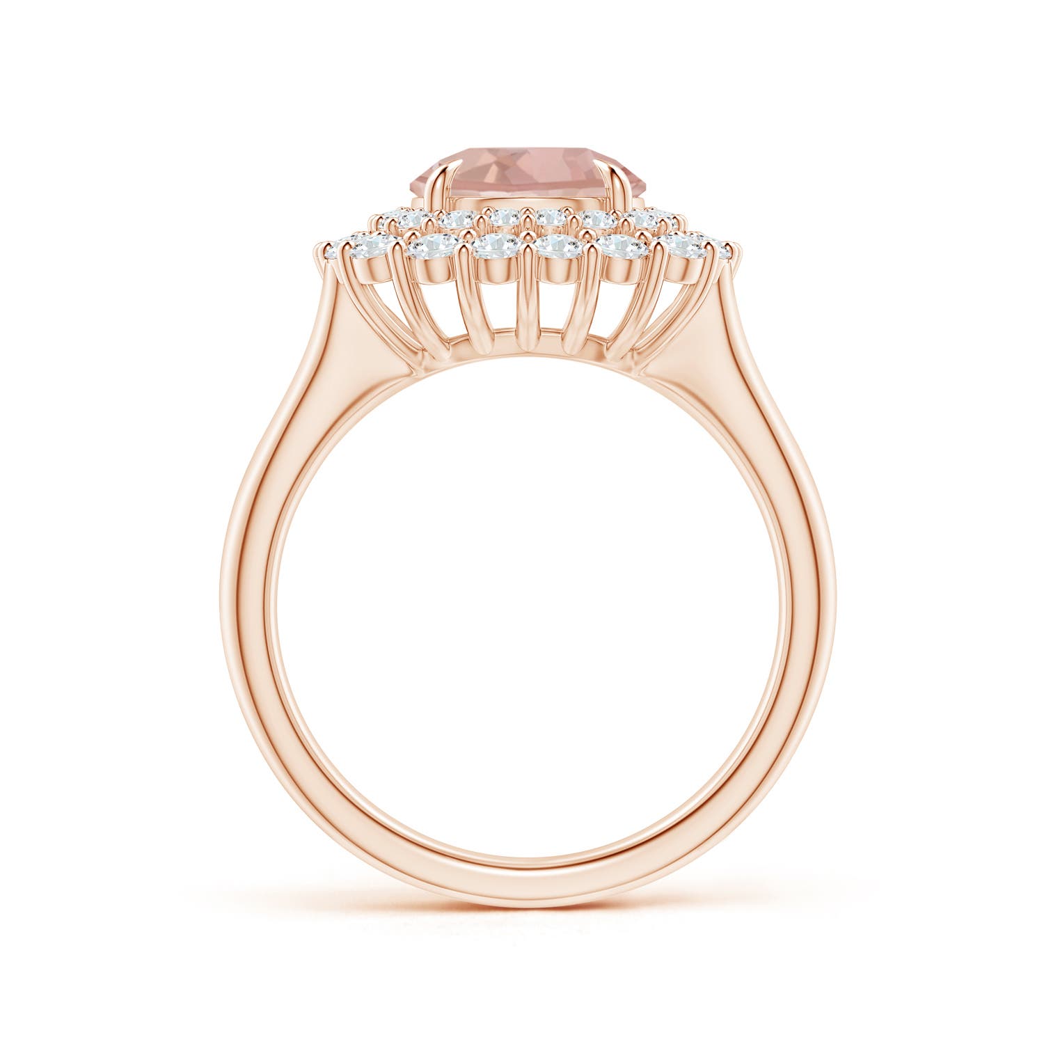 AAAA - Morganite / 2.52 CT / 14 KT Rose Gold