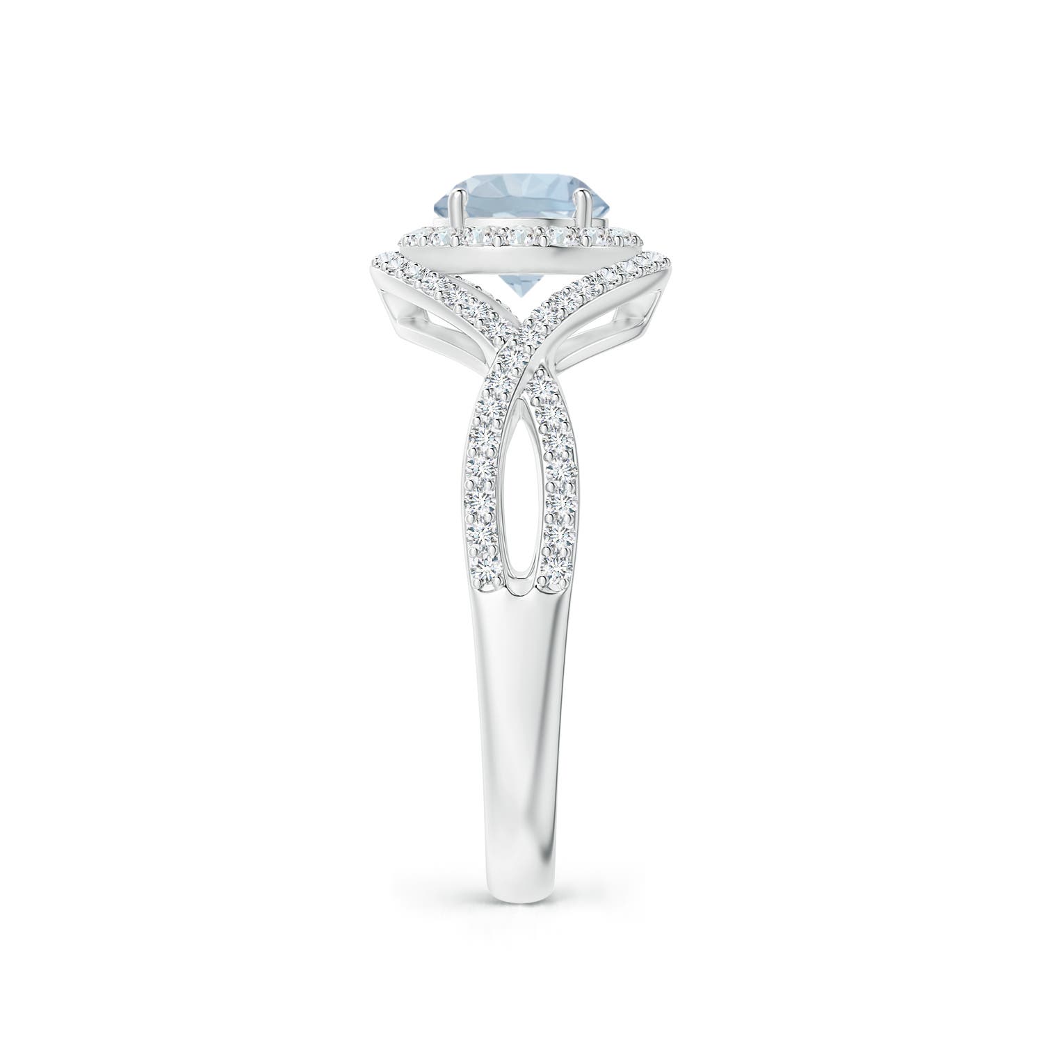 A - Aquamarine / 1.17 CT / 14 KT White Gold