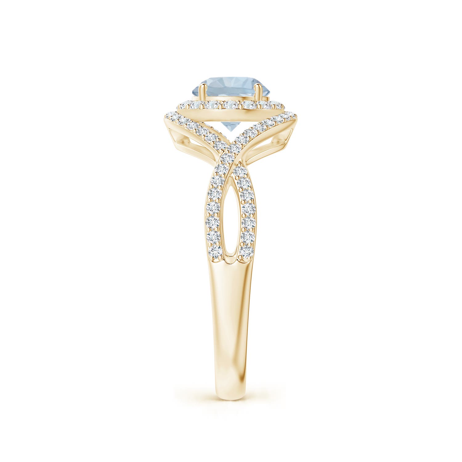 A - Aquamarine / 1.17 CT / 14 KT Yellow Gold