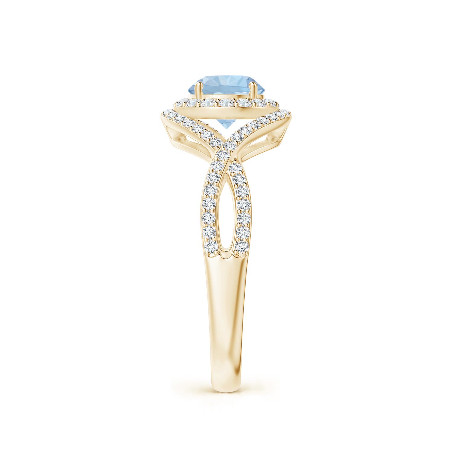 AA - Aquamarine / 1.17 CT / 14 KT Yellow Gold