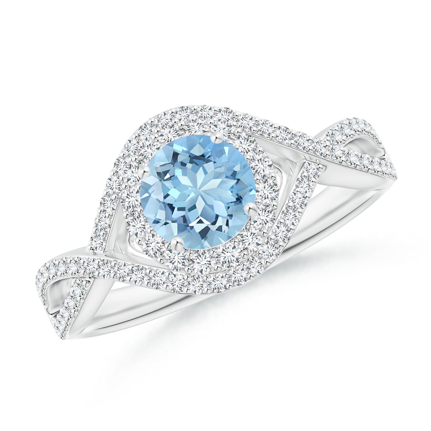 AAAA - Aquamarine / 1.17 CT / 14 KT White Gold