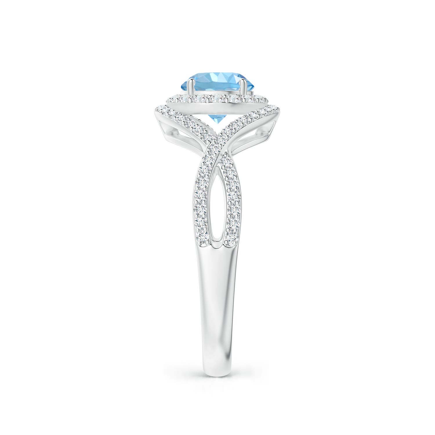 AAAA - Aquamarine / 1.17 CT / 14 KT White Gold