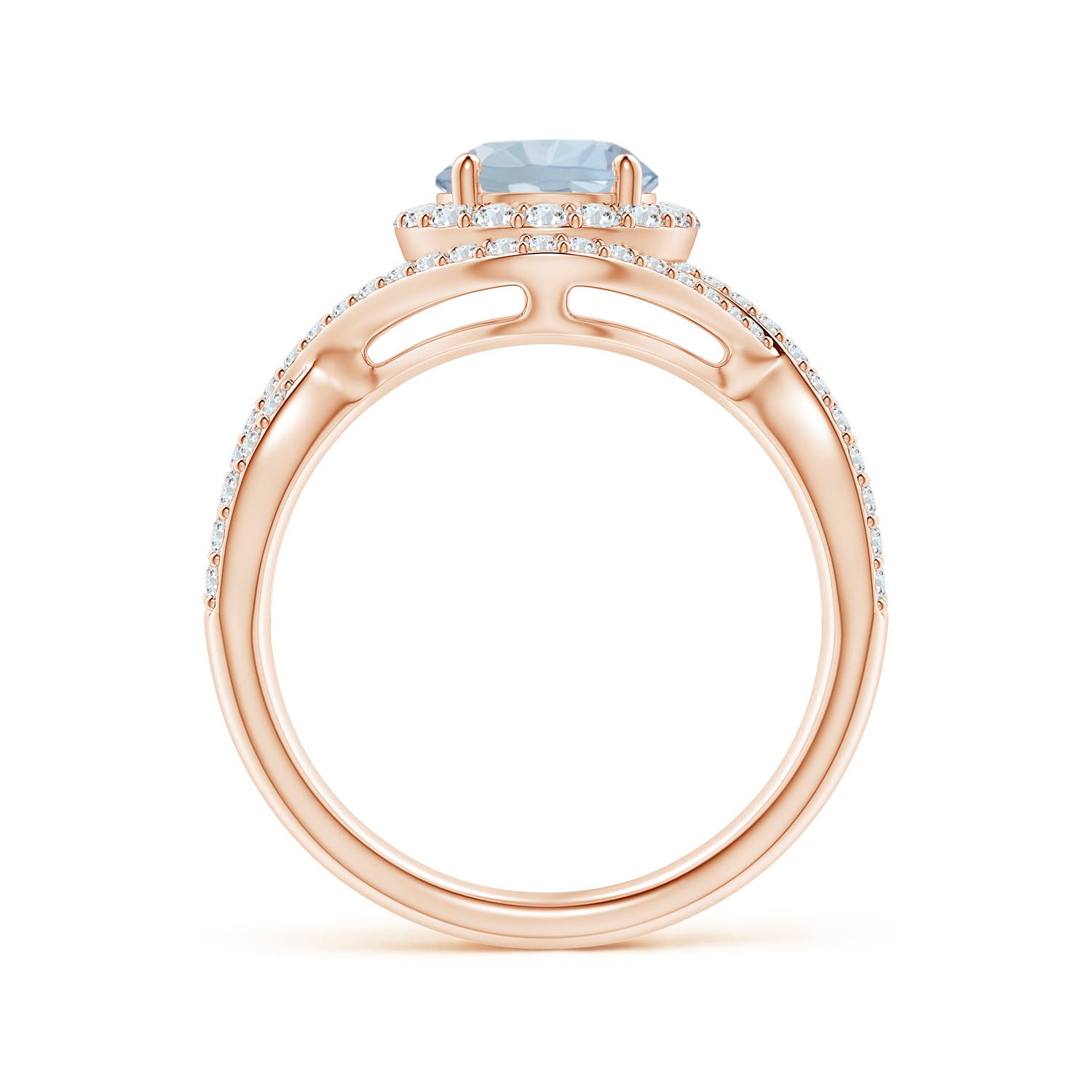 A - Aquamarine / 1.74 CT / 14 KT Rose Gold